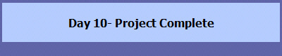 Day 10- Project Complete